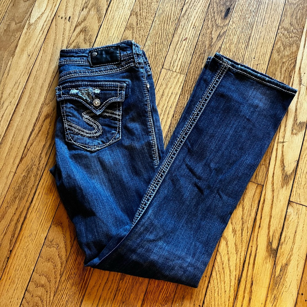 Suki Silver jeans Sz 29x33
